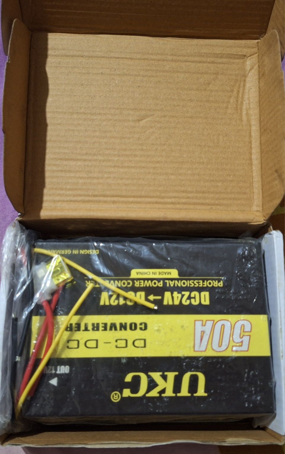 Перетворювач напруги UKC DC/DC 24V-12V 50A