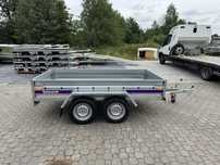 Niewiadów Nowa przyczepka dwuosiowa BEG7527T 263x132 cm 750kg Dostawa  Nowa przyczepka dwuosiowa BEG7527T 263x132 cm 750kg Dostawa