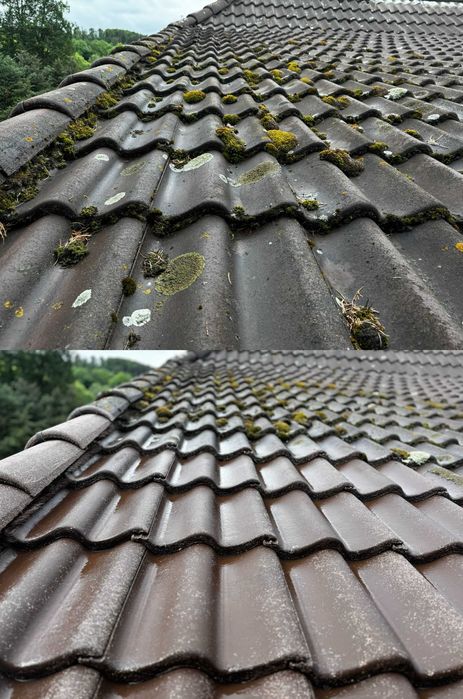 Czyszczenie, mycie kostki brukowej, elewacji, dachów, ogrodzeń, domów
