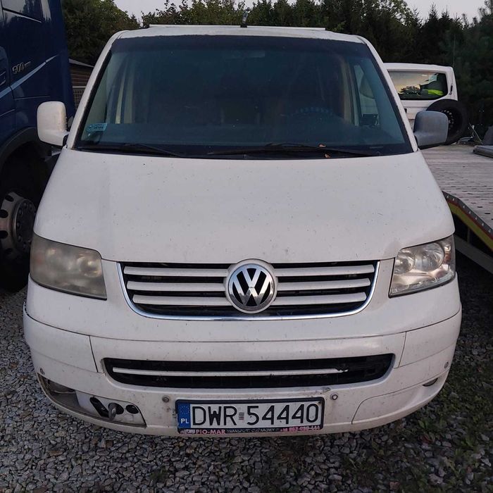 VW T5, 2006, manual, 390 tys km, awaria silnika (głowica i rozrząd OK)