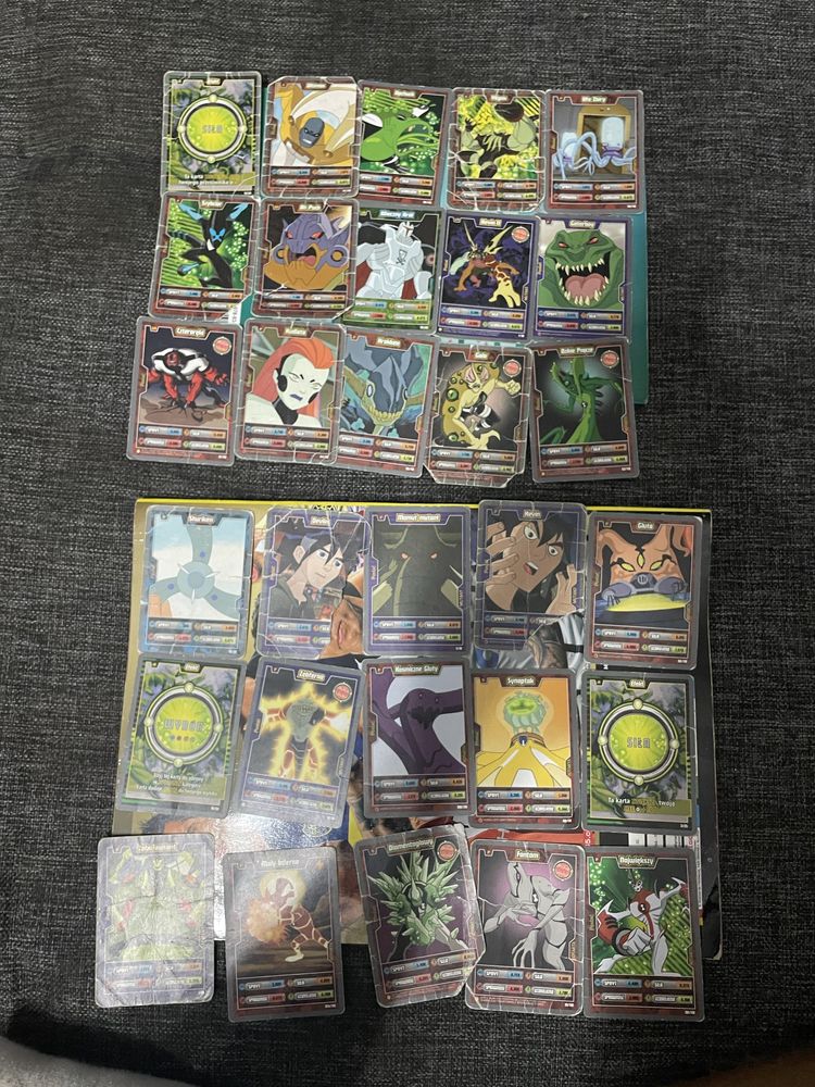 Karty kolekcjonerskie Ben 10 Obcy Pojedynek