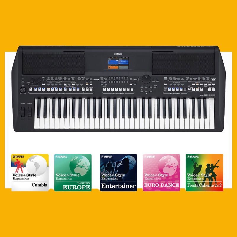 YAMAHA PSR-SX600 keyboard plus Expansion Pack