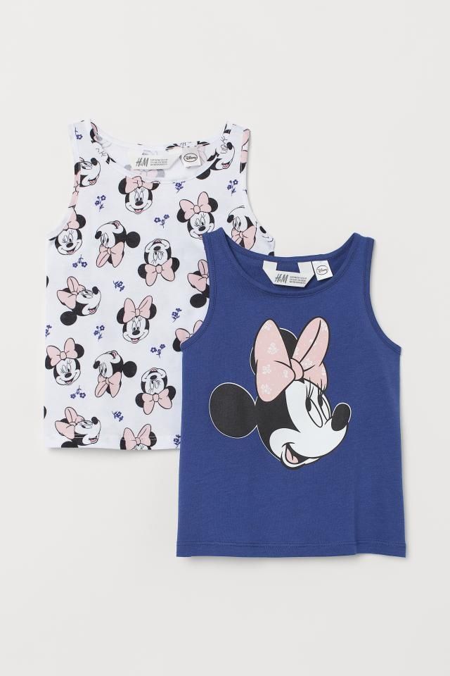 Набор маек для девочки h&m 6-8