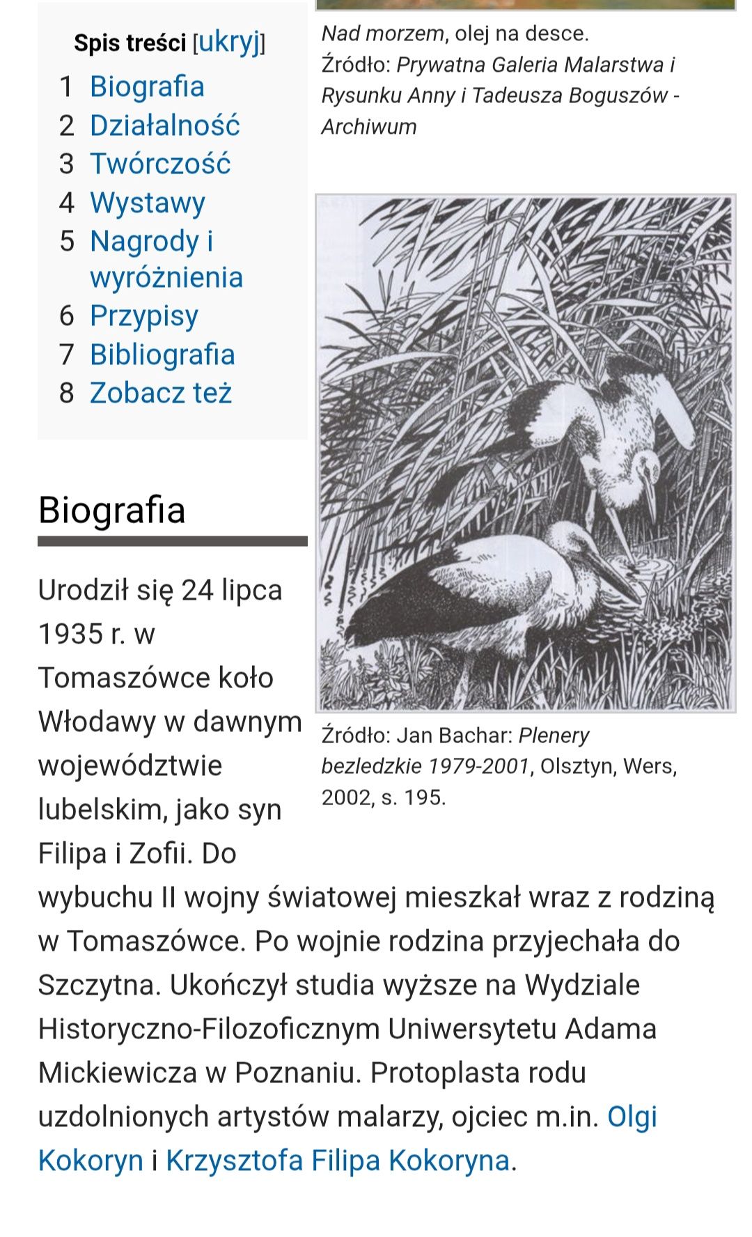 Obraz Jan Kokoryn 1999 r