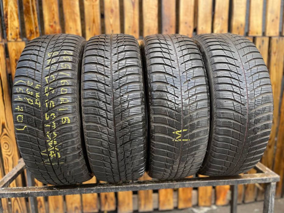 Шини б/у 205/60 r16 Bridgestone зима