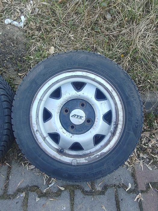 Alufelgi 13" VW Ats cup całoroczne zima oryginał 4x100 komplet