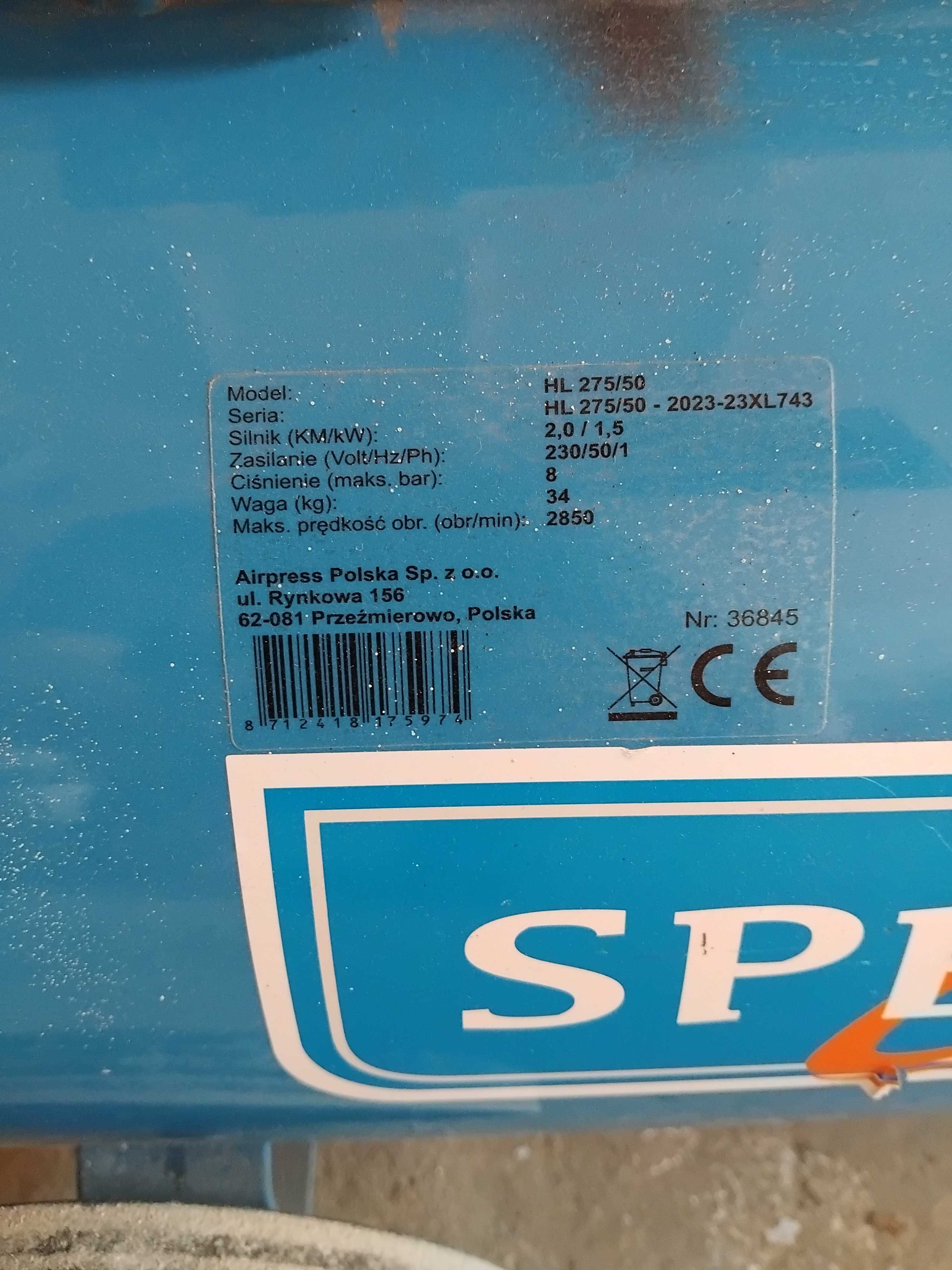 Kompresor Specair HL 275/50