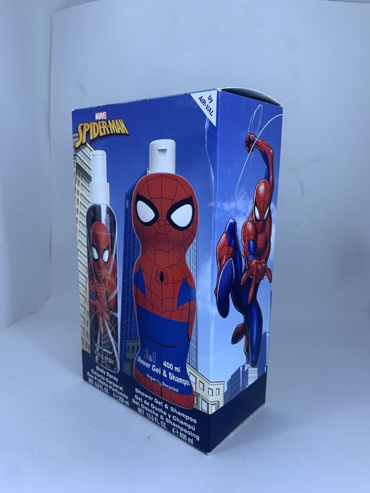 Shampô/Gel de banho  e Spray para Corpo Spiderman