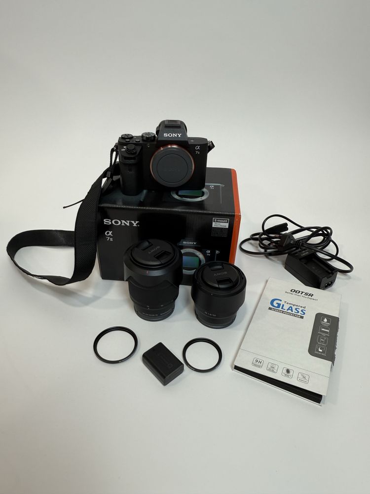 Sony Alpha 7 ii + kit com objetivas
