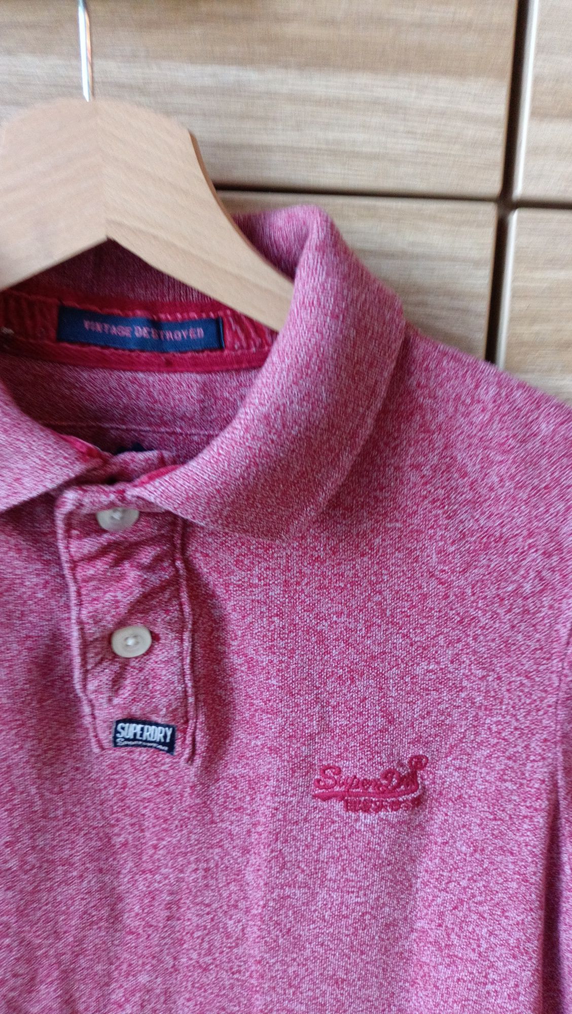 Koszulka bluzka z krótkim rękawem t-shirt polo Superdry