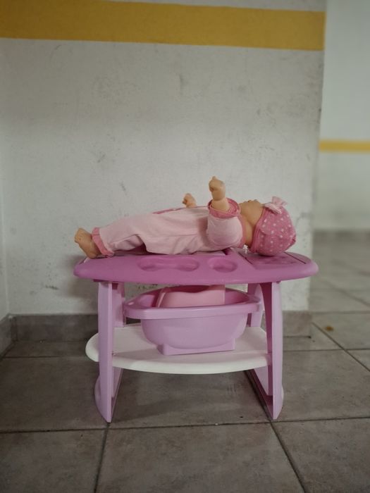 Brinquedos, Tocador, banheira, penico e bebe