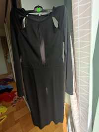 Sukienka midi czarna