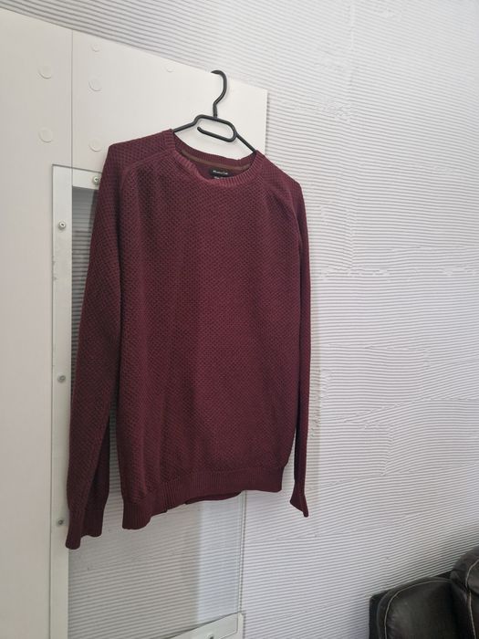 Sweterek Massimo Dutti bawełna kaszmir