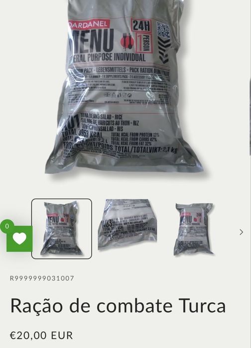 Rações de Combate Turcas