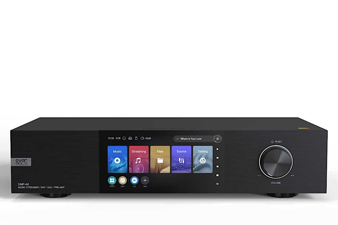 Eversolo DMP-A8 odtwarzacz sieciowy, streamer z DAC'em