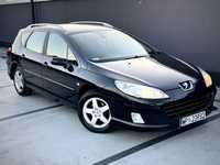 Peugeot 407 SW 1.6HDI 2007r *284.011km* BEZWYPADKOWY panorama ZAMIANA