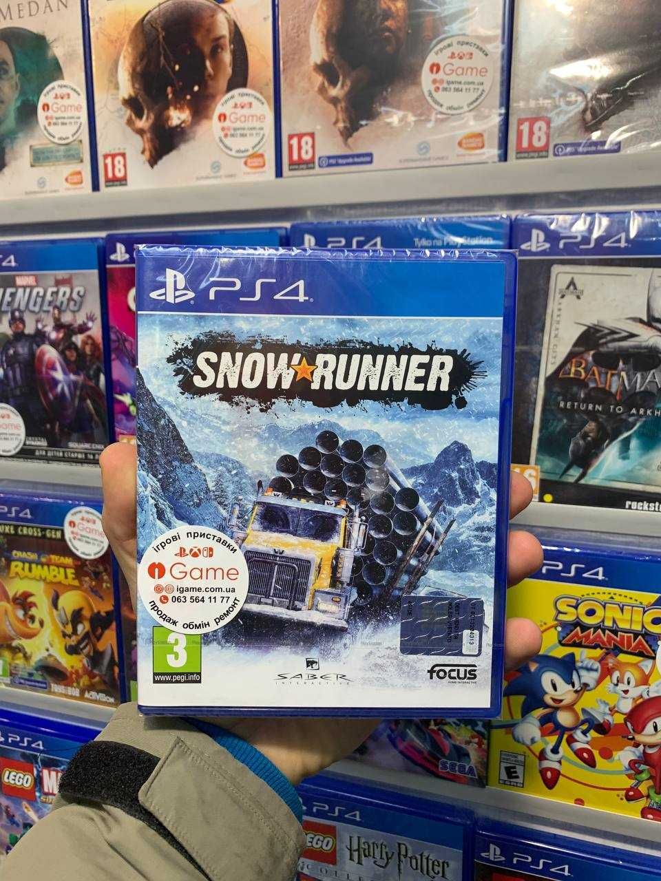 Snow Runner, Ps4, Ps5 симулятор igame