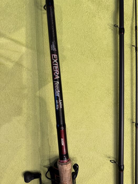 Wędka jaxon extera feeder z kołowrotkiem mikado MFT runner