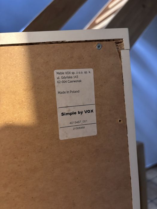 Regał na kaiążki Vox