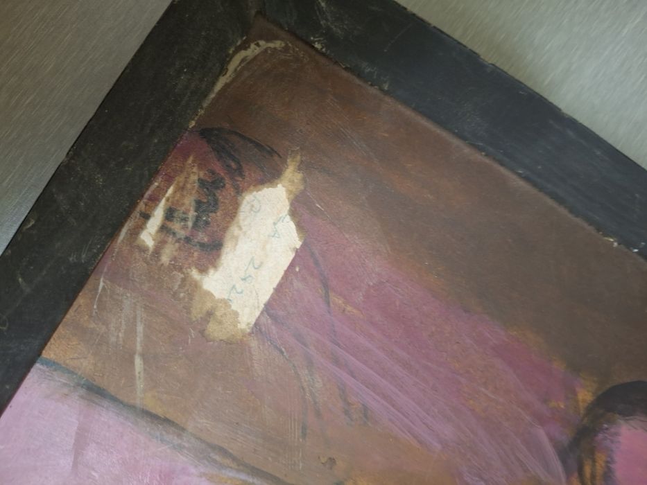 Pintura quadro arte assinado indiano