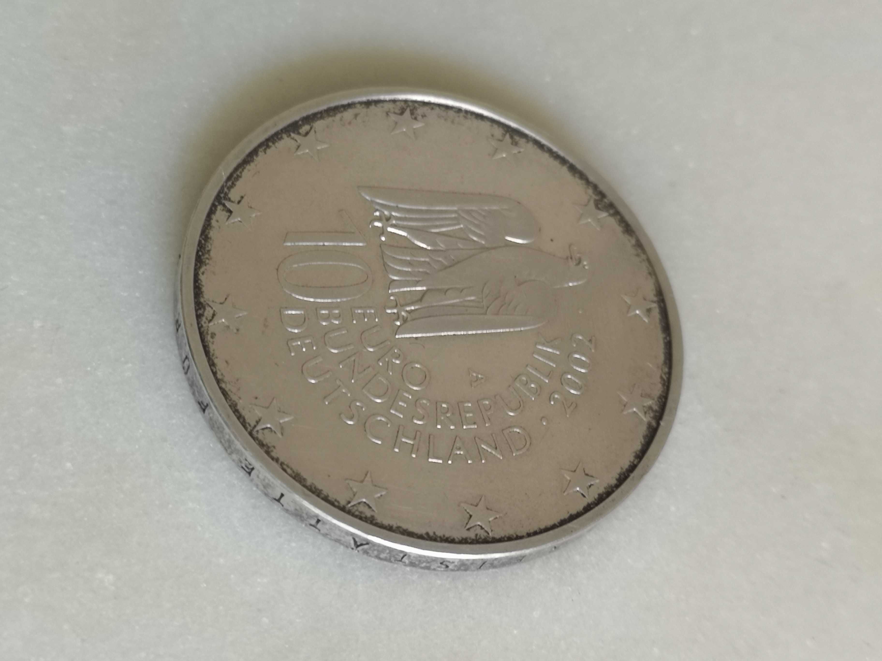 moneta 10 euro srebro