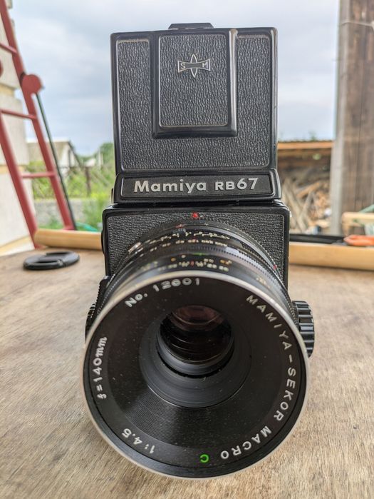 Mamiya RB67 pro + Mamiya sekor 140mm f4.5