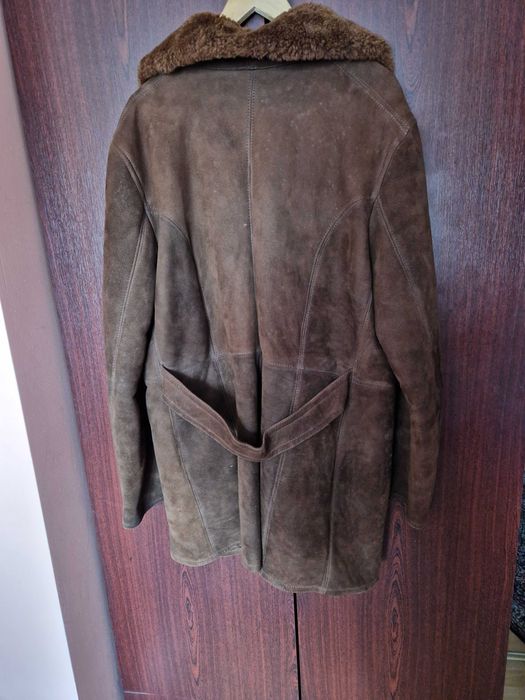 Kożuch męski długi