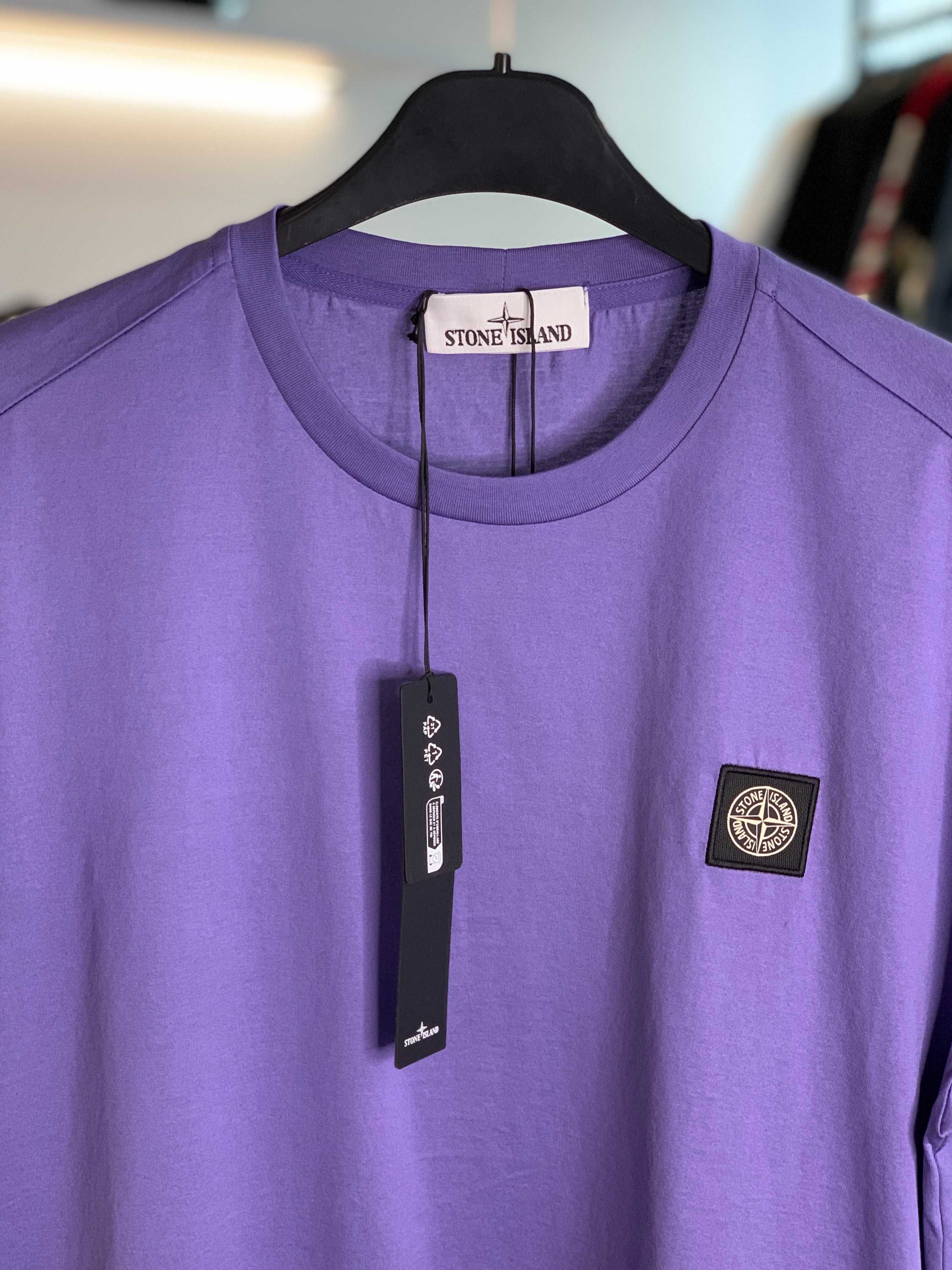 Футболка STONE ISLAND 24113 Short Sleeve T-Shirt Lavender SI0155-LR