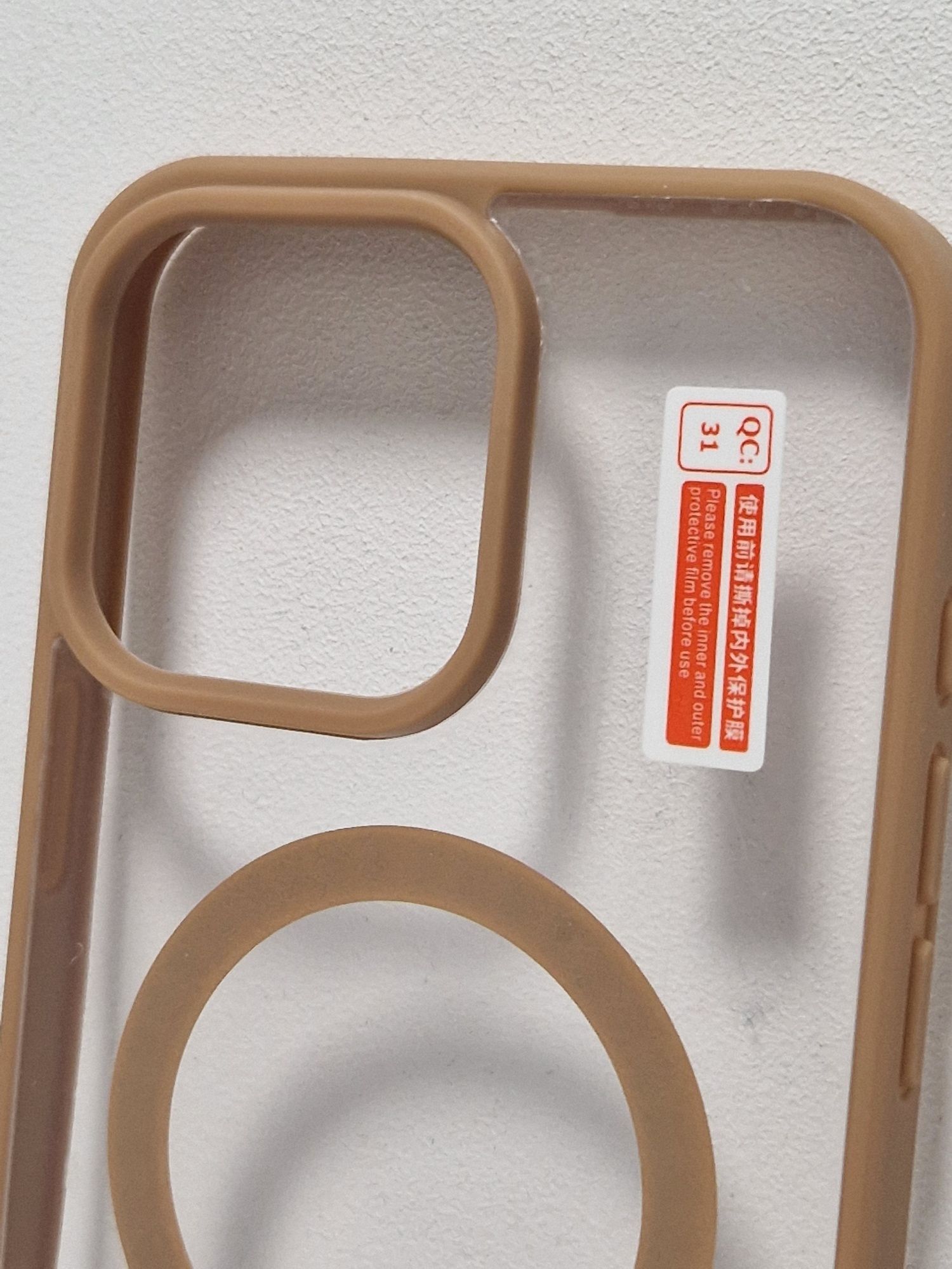 Acrylic Color Magsafe Case do Iphone 16 Pro Max tytan