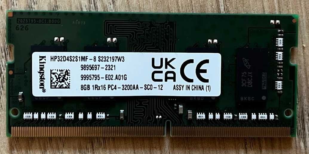 Pamięć RAM 8 GB DDR4 3200 MHz SO-DIMM – Kingston