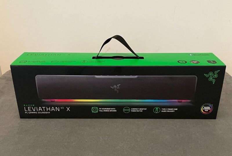 soundbar razer leviathan v2  65€ novo.