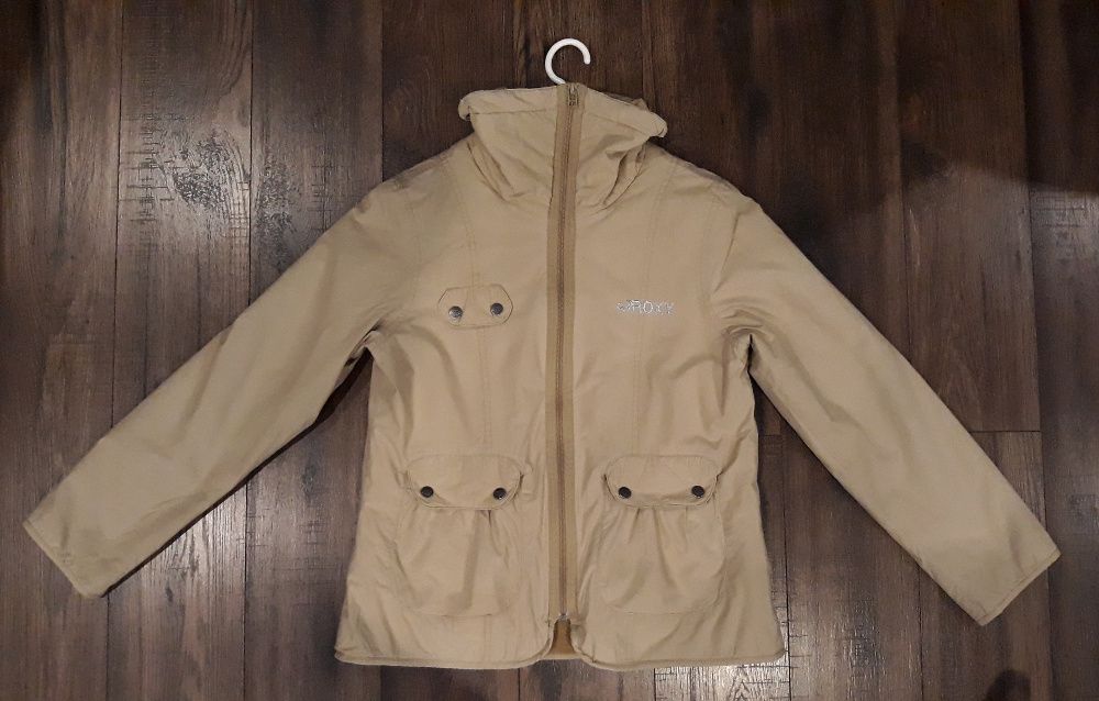 Beżowa kurtka wiosna - jesień. Rozm. M