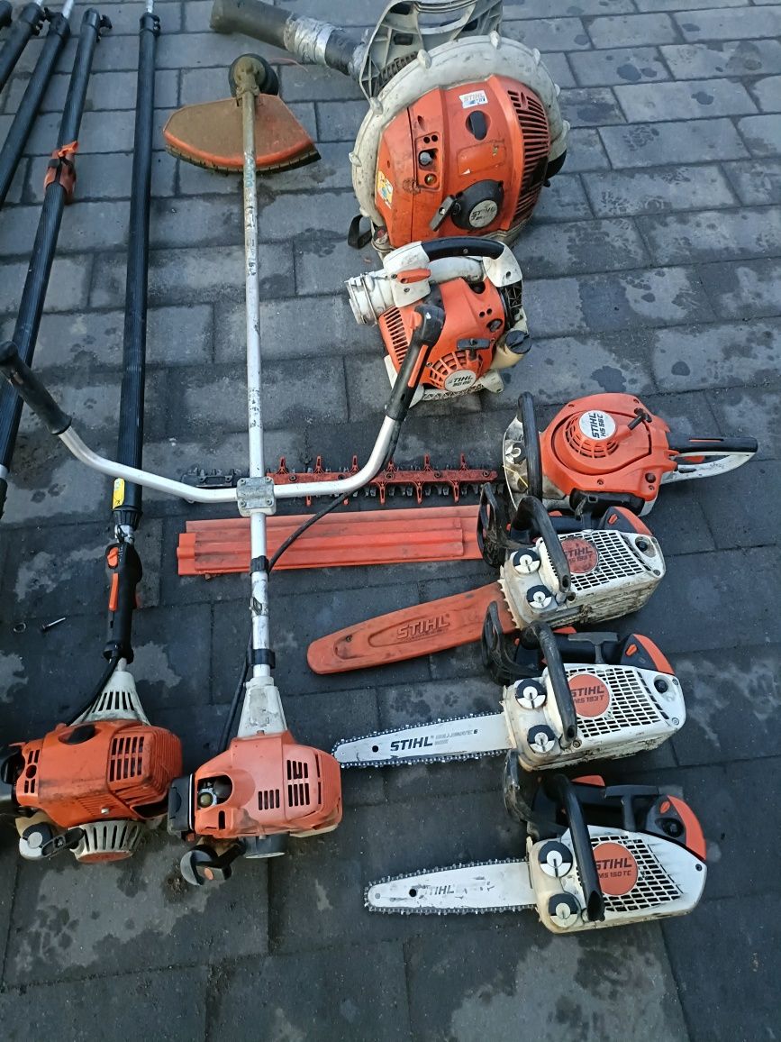 Pakiet stihl sthil ht131 ht75 ms193 ms150 nr bg br600 hs 56c fs85