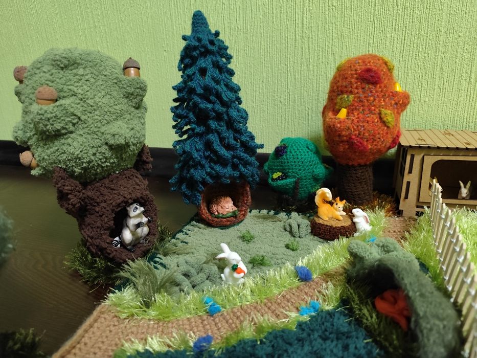 Розвиваючий килимок ферма