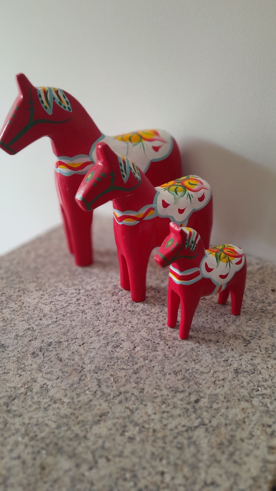 Conjunto de 3 cavalos Dala.