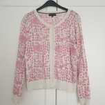 Sweter kardigan New Look rozmiar M różowy