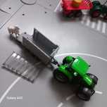 Rezerwacja Siku traktor deutz z przyczepa do transportu zwierzat z owc