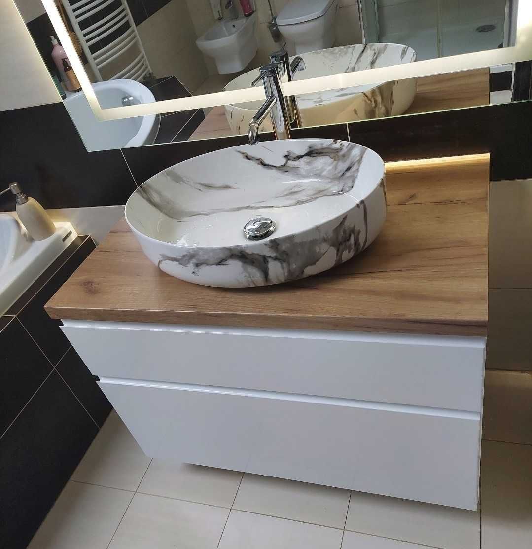 Szafka pod umywalkę  na wymiar  - 90 cm - meble łazienkowe