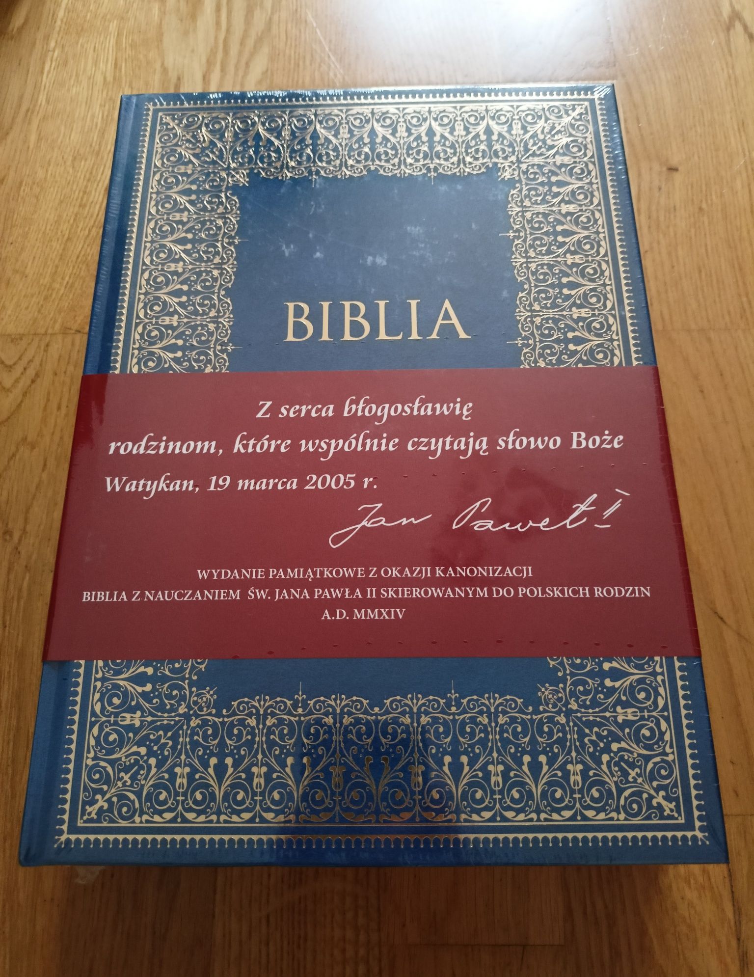 Biblia pismo święte nowa kolekcjonerska prezent komunia ślub