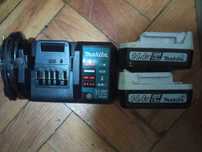 Carregador com duas baterias de 14v, da Maquita