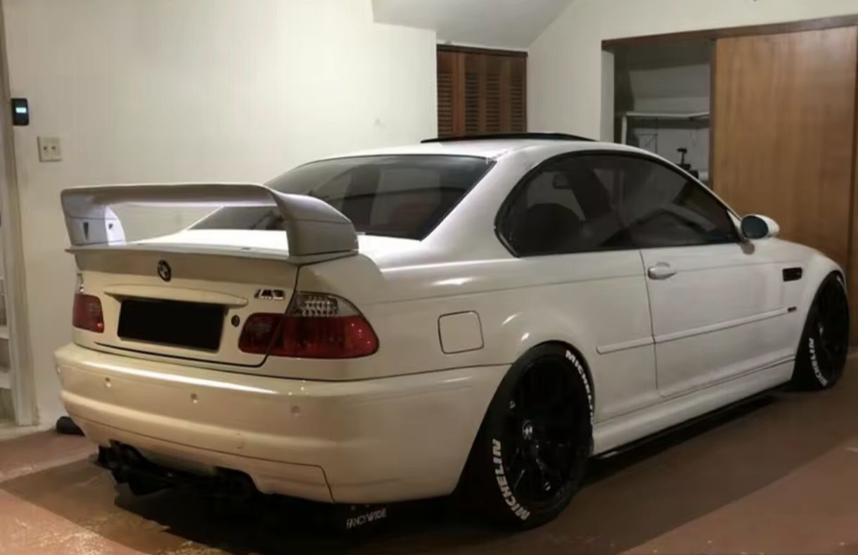 BMW E46 Tylny Spoiler Na Klapę GT Class Spoiler Czarny Połysk