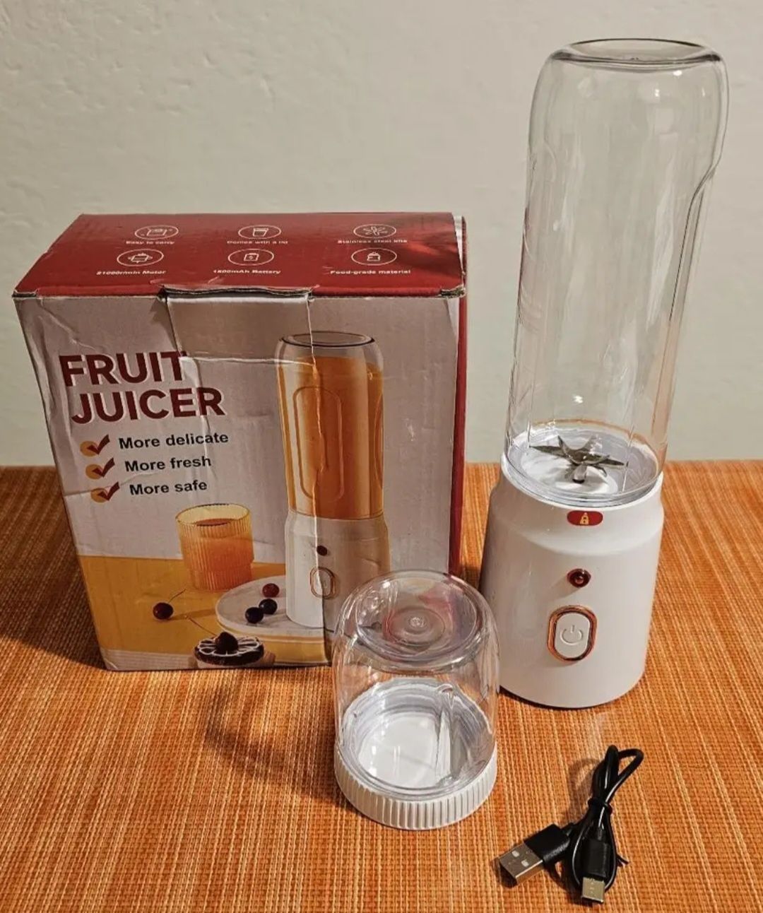 Blender kielichowy przenośny USB Nowy 40W