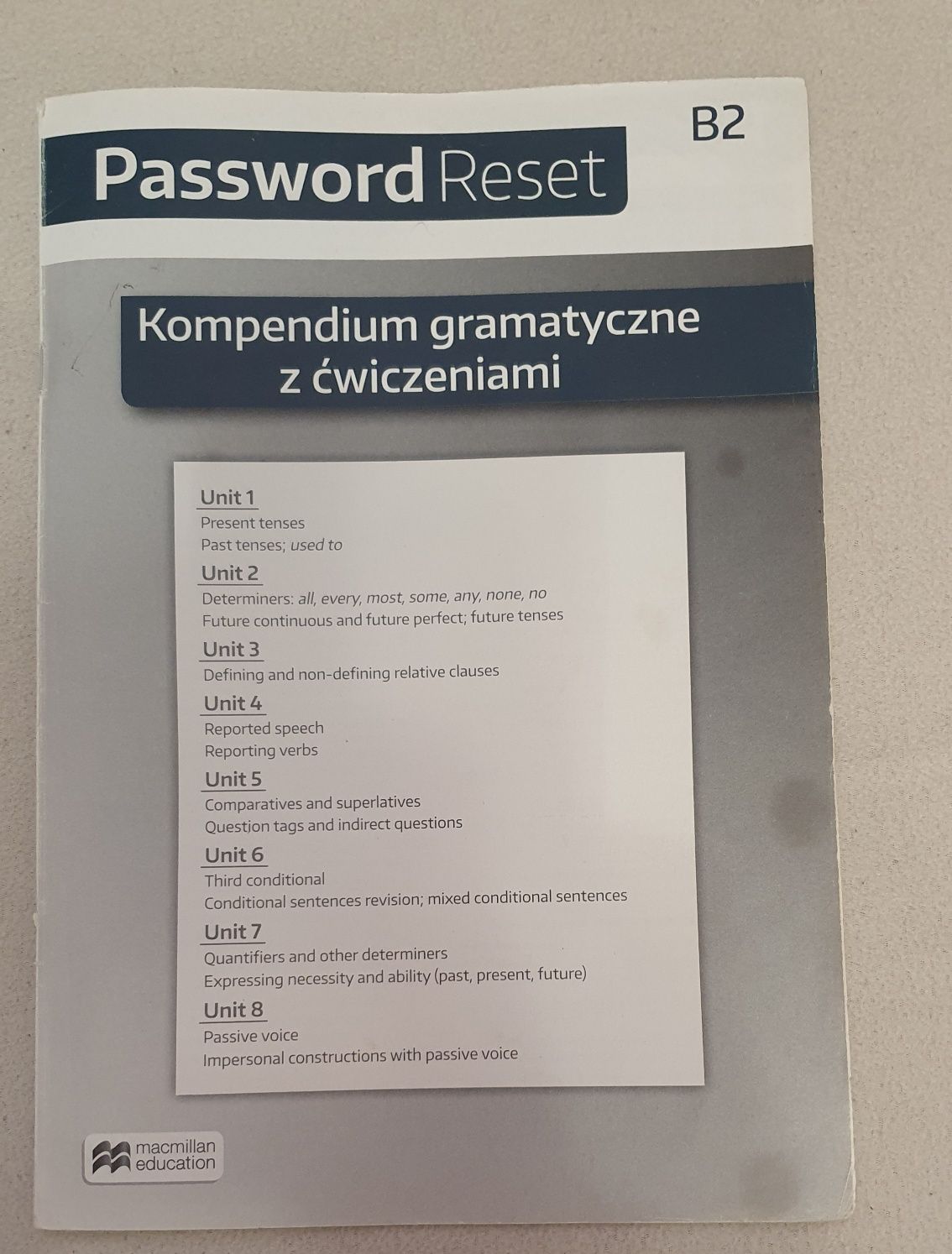 Password Reset B2 + kompendium