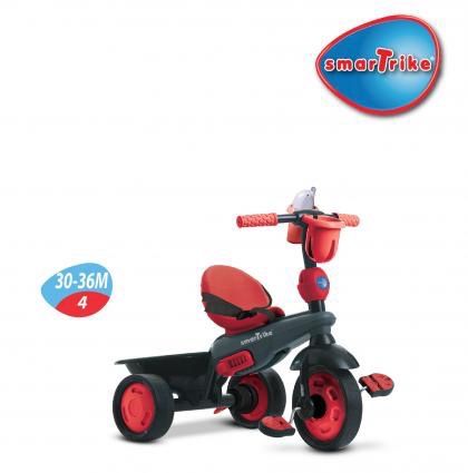 Велосипед Smart Trike Boutique_Red  4в1 с ручкой для мамы