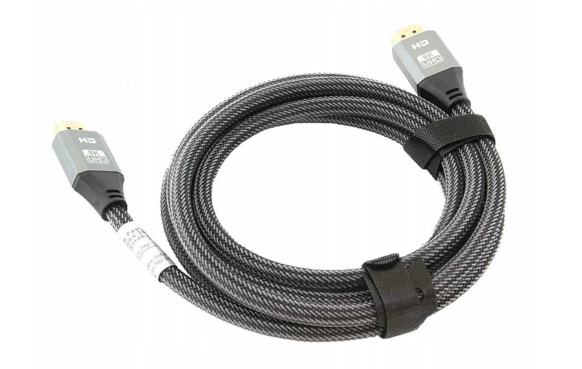Kabel HDMI - HDMI 2.1 8K 2 METRY | NOWY | Pełna gwarancja