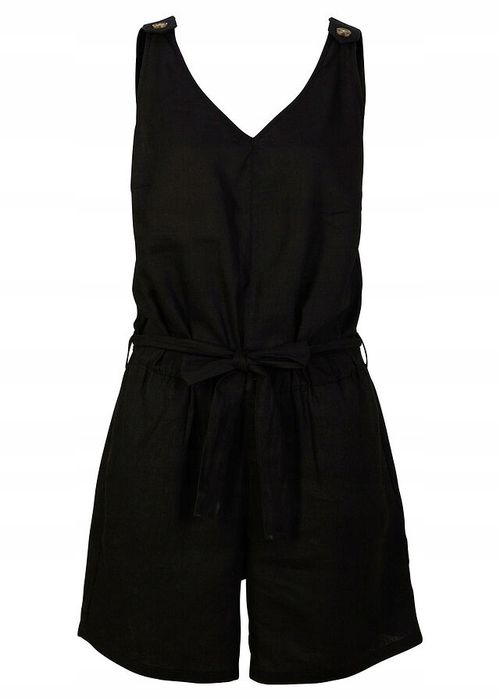 B.P.C kombinezon lniany czarny krótki 42.
