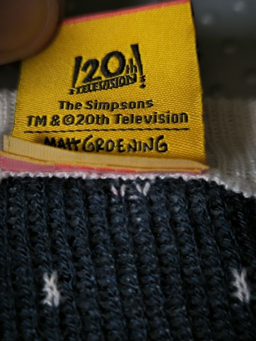 The Simpsons sweter świąteczny Homer Santa Christmas XL czerwony biały