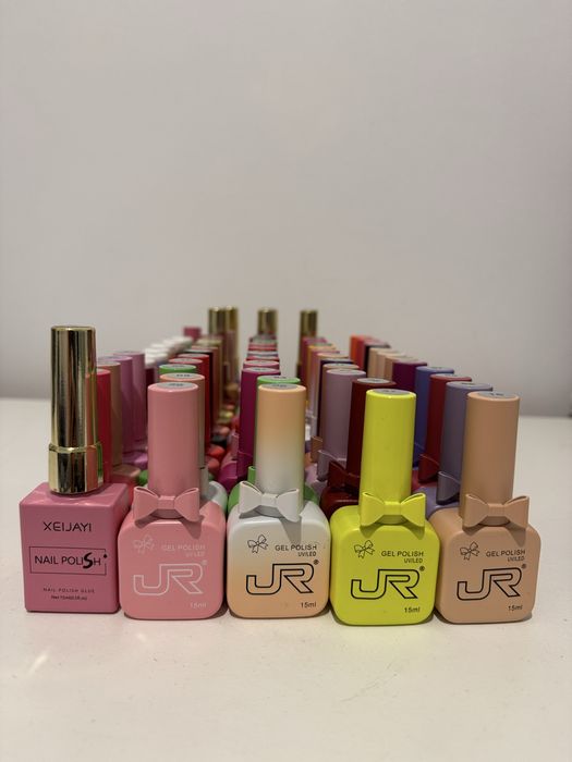 Veniz gel. 64 vernizes super duradouros e um acabamento impecavel.