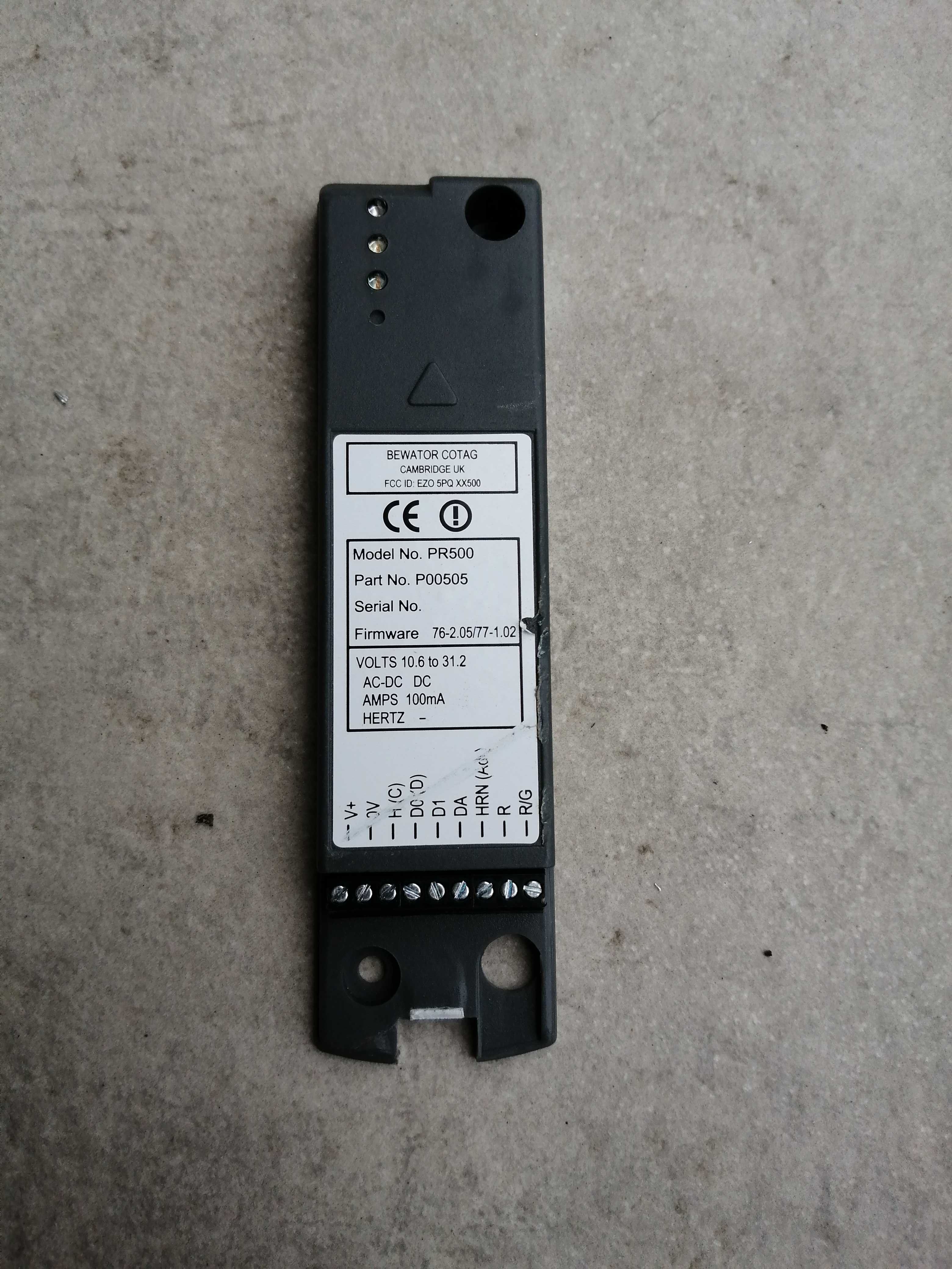 Siemens PR500-Cotag – Czytnik kart RFID (używany, uszkodzony)