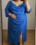 Elegancka okazjonalna sukienka wesele impreza koktajlowa plus size 8xl
